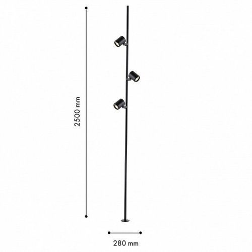 Наземный высокий светильник Favourite Securitas 4638-3F