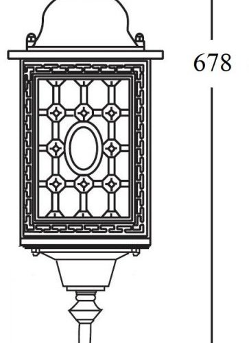 Потолочный светильник уличный LONDON L 64805LA cover R