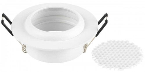 Светильник встраиваемый алюминиевый ЭРА KL109 WH под лампу MR16 GU5.3 белый матовый Б0061823