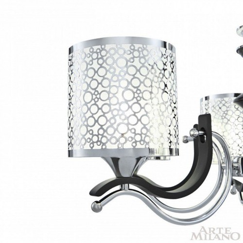 Подвесная люстра Arte Milano Florentia-6787 306787/6 Bk/Ni Подвесная люстра Arte Milano Florentia-6787 306787/6 Bk/Ni