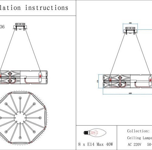 Подвесная люстра Kink Light Тира 07598-70,36