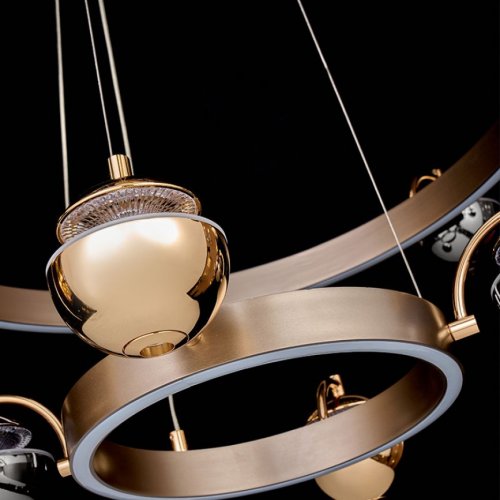 Подвесная люстра Jelly LE7711/8+4 Gold/Black Chrome