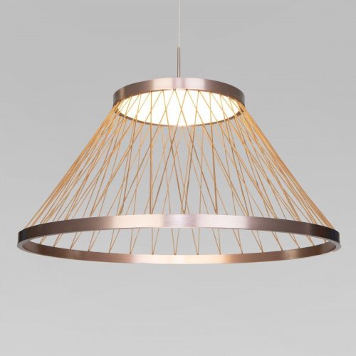 Подвесной светодиодный светильник Eurosvet Cesta 40017/1 LED коричневый Подвесной светодиодный светильник Eurosvet Cesta 40017/1 LED коричневый