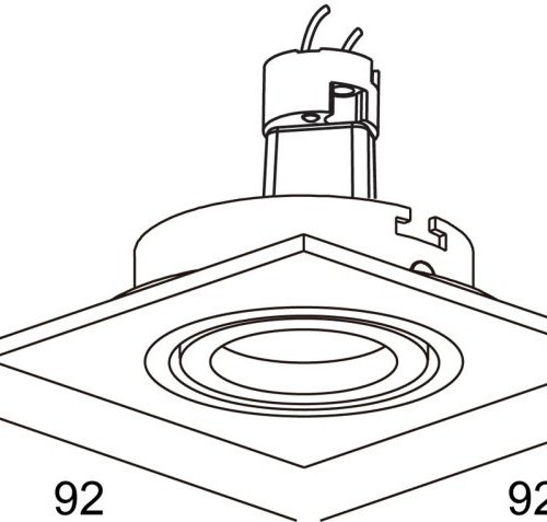 Точечный светильник Donolux SA1509 SA1520-Gold/Black