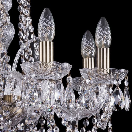 Подвесная люстра Bohemia Ivele Crystal 1411/8/195/Pa Подвесная люстра Bohemia Ivele Crystal 1411/8/195/Pa