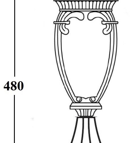 Наземный фонарь Oasis Light VERONA 86204 Gb
