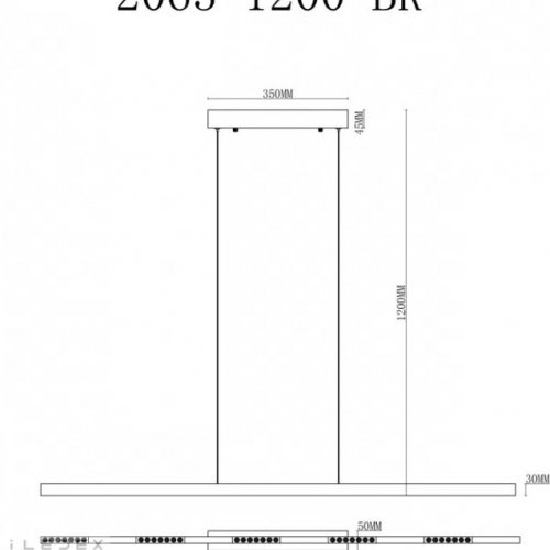 Подвесной светильник Vision 2063-1200 BR