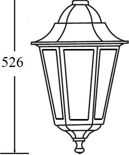 Потолочный светильник уличный Oasis Light PETERSBURG ECONOM 79805EA Bl