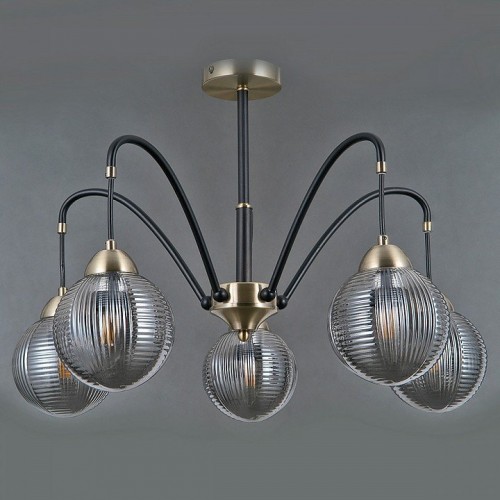 Потолочная люстра Illumico IL0433-5PSQ-79 BK AB