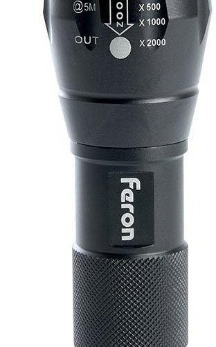 Ручной светодиодный фонарь Feron TH2400 аккумуляторный 137х40 250 лм 41682 Ручной светодиодный фонарь Feron TH2400 аккумуляторный 137х40 250 лм 41682