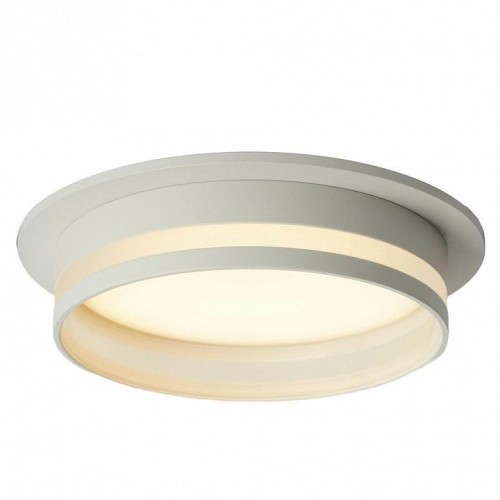 Светильник встраиваемый Feron DL702 LUNA потолочный GX70 белый круг 51097