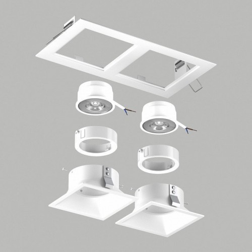 Встраиваемый светильник Lightstar Domino D5260606WMOD