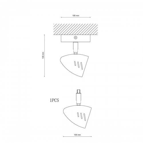 Спот Lucia Tucci Punto 193.1 Grigio