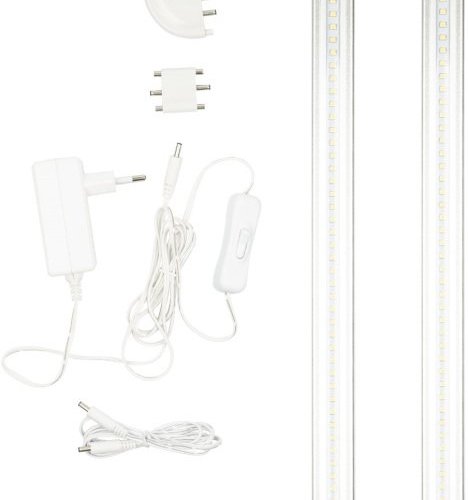 Мебельный светодиодный светильник Uniel ULM-F45-2X6W/4500K IP20 Silver UL-00008280 Мебельный светодиодный светильник Uniel ULM-F45-2X6W/4500K IP20 Silver UL-00008280