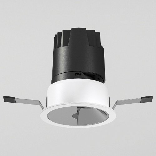 Встраиваемый светодиодный светильник Elektrostandard Inline 25090/LED 10W 3000K белый/хром a064612