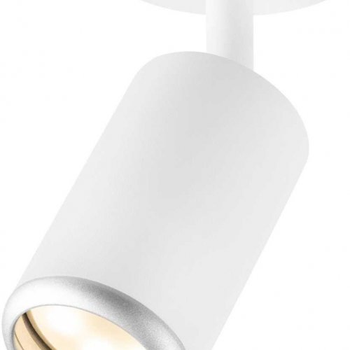 Светильник встраиваемый алюминиевый ЭРА KL106 WH/SL под лампу MR16 GU10 белый/серебро матовый Б0061634