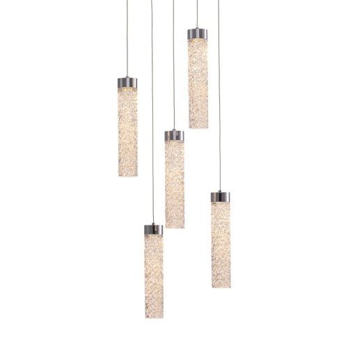 Подвесной светильник MD24030028 MD24030028-5A chrome/clear