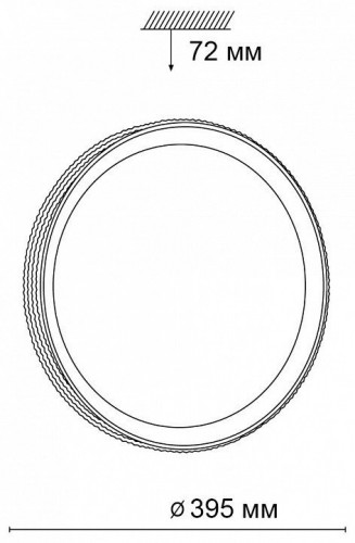 Настенно-потолочный светильник Sonex Shiny 3054/DL