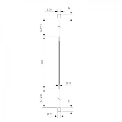 Подвесной светильник Thrust 604051 LED 3000К черный