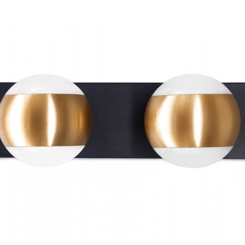 Спот Ambrella light Wall 16 FW575/2 SBK/GD черный песок/золото G9 max 40W 260*70*85