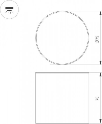 Точечный светильник Arlight 043965