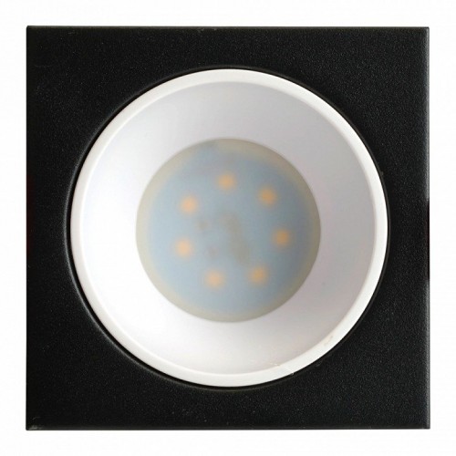 Светильник встраиваемый Feron DL3112 потолочный MR16 G5.3  черный + белый 51407