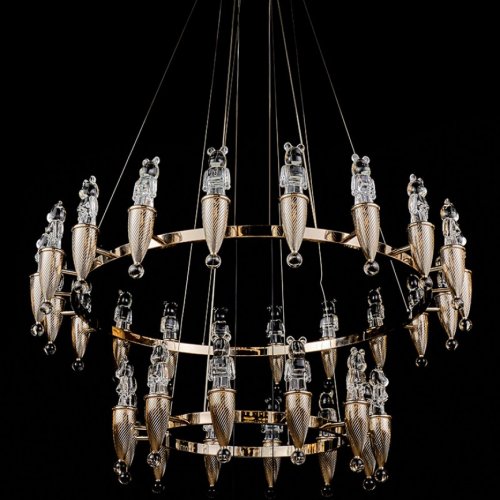 Подвесная люстра Joli LE3024/1050+650 GD