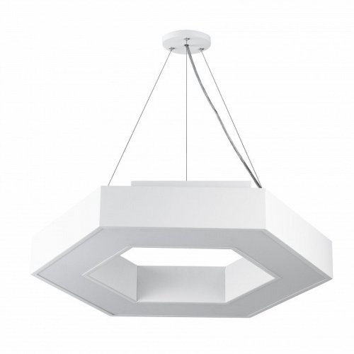 Подвесной светодиодный светильник Geometria ЭРА Hexagon SPO-123-W-40K-045 45Вт 4000К белый Б0050554