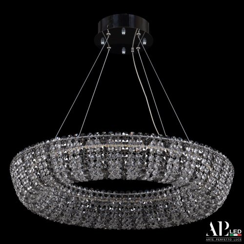 Подвесная люстра APL LED Sicilia SH502.0.60.R.Ni.4000.Clear.731