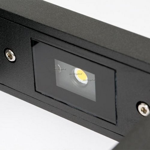 Наземный низкий светильник Arlight LGD-PATH-FRAME-H650-7W Warm3000 (BK, 100 deg, 230V) 021929(1)