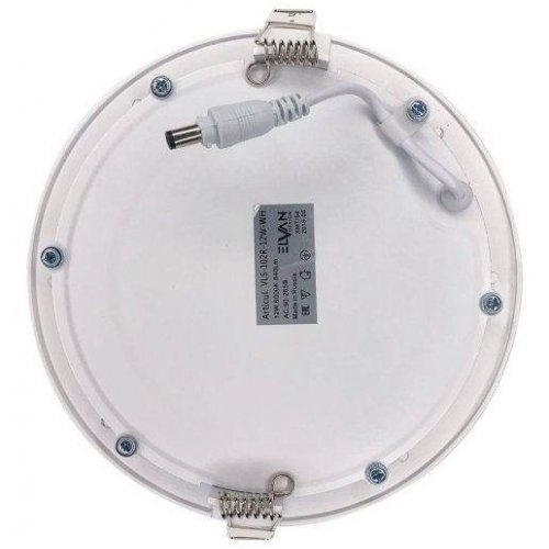 Встраиваемый светодиодный светильник Elvan VLS-102R-12W-WH