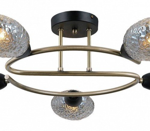 Потолочная люстра Illumico IL0300-5CSQ-79 BK AB