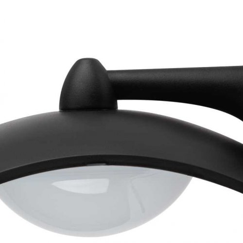 Садово-парковый светильник ЭРА «Дели 4» ДБУ 07-8-004 черный 4-гранный IP44 светодиодный 8Вт 3000K Б0064289