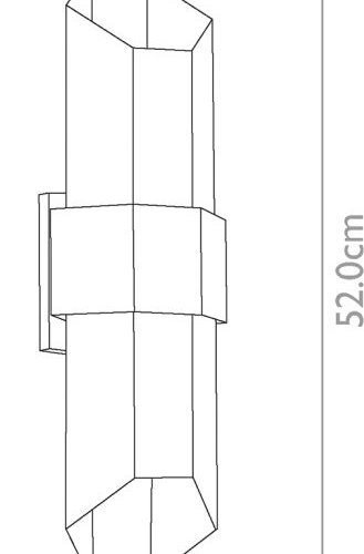 Настенный светильник уличный Chasm QZ-CHASM-L-BKW