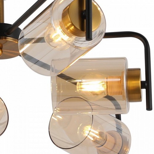 Потолочная люстра Illumico IL8248-6COU-79 BK GD Потолочная люстра Illumico IL8248-6COU-79 BK GD