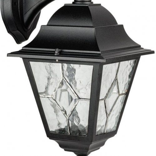 Настенный фонарь уличный Oasis Light QUADRO M lead GLASS 79902MlgW/04 Bl