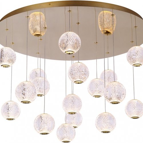 Подвесной светильник DeLight Collection Elliot Diamante MD20001012-17A gold