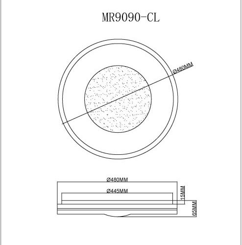 Потолочный светильник Despina MR9090-CL Потолочный светильник Despina MR9090-CL