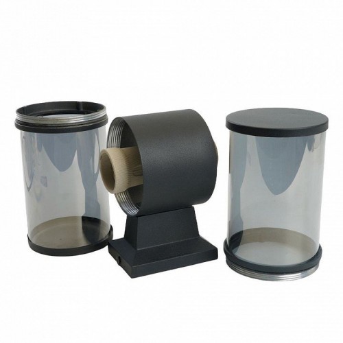 Светильник садово-парковый Feron DH1302, на стену вверх/вниз,  E27 230V, черный 51331