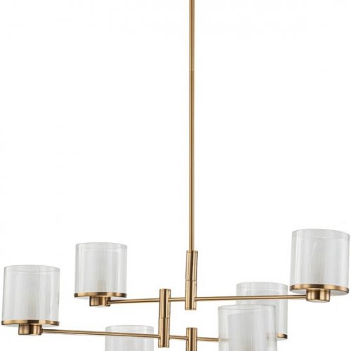 Подвесная люстра Indigo Bilancia 13023/6R Brass V000352 Подвесная люстра Indigo Bilancia 13023/6R Brass V000352