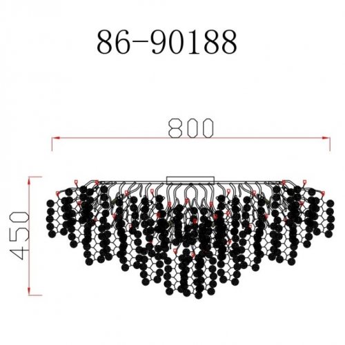 Потолочная люстра Tenera 86-90188