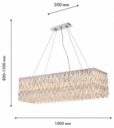 Подвесная люстра Favourite Robby 4722-10P