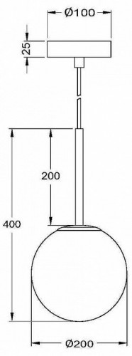 Подвесной светильник Maytoni Basic form MOD321PL-01B1