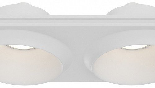 Встраиваемый светильник Maytoni Gyps Modern DL124-GU10-02-TRS-W Встраиваемый светильник Maytoni Gyps Modern DL124-GU10-02-TRS-W