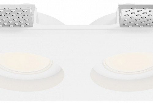 Встраиваемый светильник Maytoni Gyps Modern DL002-GU10-02-W Встраиваемый светильник Maytoni Gyps Modern DL002-GU10-02-W