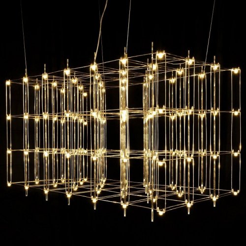 Подвесная люстра O-LUCE Cosmic Glass ячейка 20*20 см 11787611-6 Подвесная люстра O-LUCE Cosmic Glass ячейка 20*20 см 11787611-6