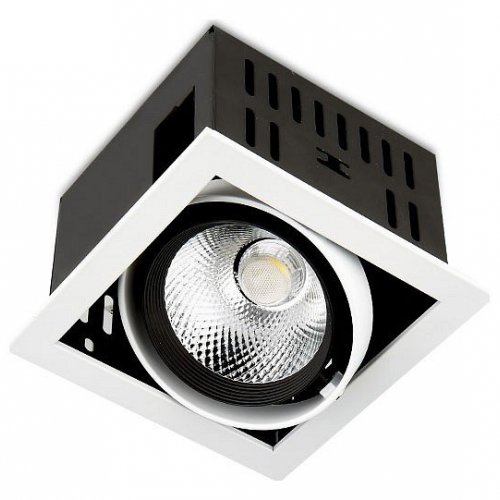 Встраиваемый светодиодный светильник Ambrella light Cardano T811 BK/CH 12W 4200K