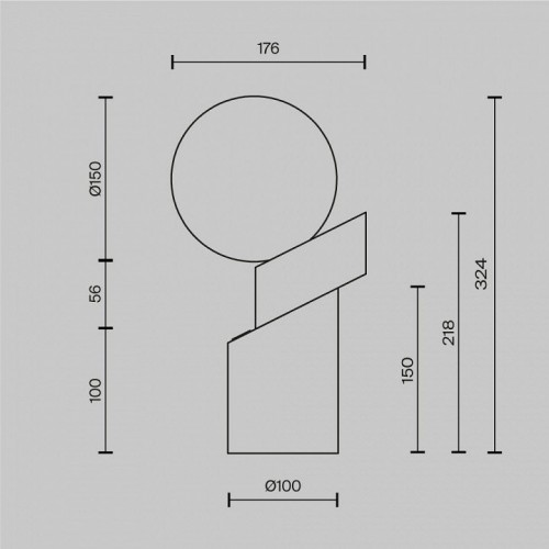 Интерьерная настольная лампа Divario MOD468TL-L3B3K Интерьерная настольная лампа Divario MOD468TL-L3B3K