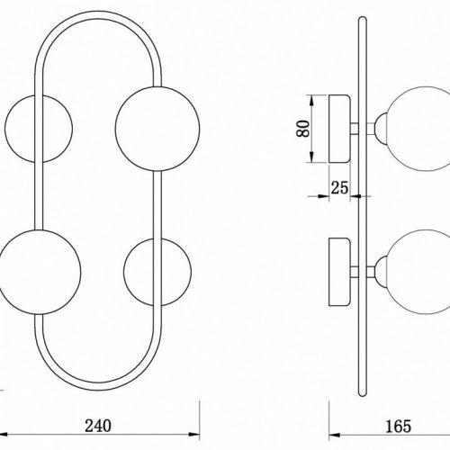 Бра Inversion FR5233WL-02BS