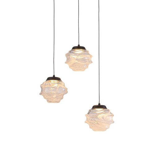 Подвесной светильник MD25030003 MD25030003-3A matt black/clear